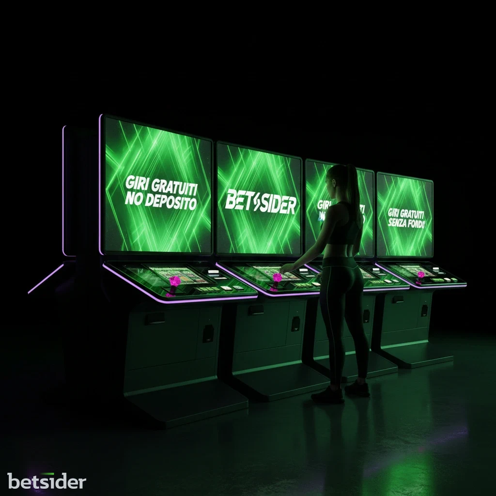 Sezione del profilo utente Betsider con il saldo del bonus senza deposito attivo.